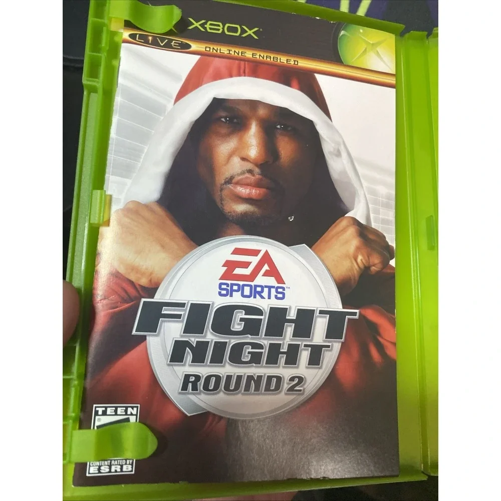 Fight Night: Round 2 (Microsoft Xbox, 2005) - Complete CIB Manual Case Game